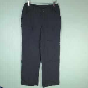 The North Face Women's Black Nylon Convertible Cargo Pants Size 6